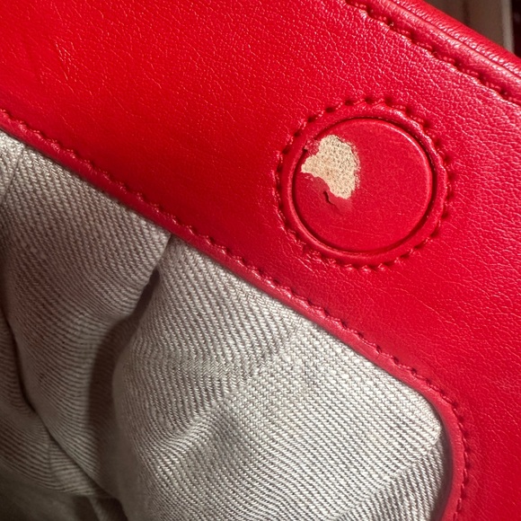 Themoirè Leather Shoulder Bag - Picture 5 of 5